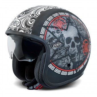 Casque Jet Premier Vintage Schwarz Matt SK9BM Casque Jet Premier Vintage Schwarz Matt SK9BM