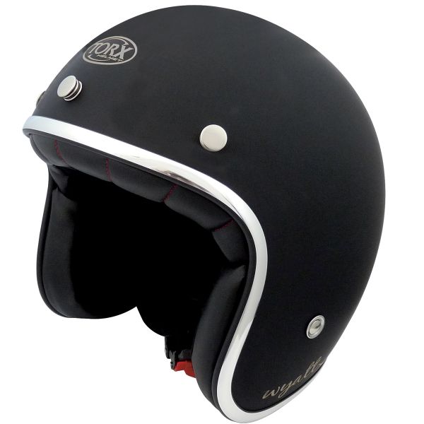 Torx Wyatt Matt Black + Wyatt Bubble 3 Studs Visor