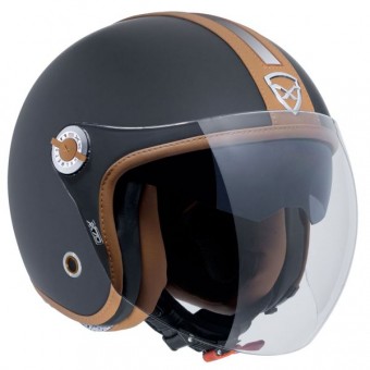 Casque Jet Nexx X70 Groovy Schwarz Braun Casque Jet Nexx X70 Groovy Schwarz Braun