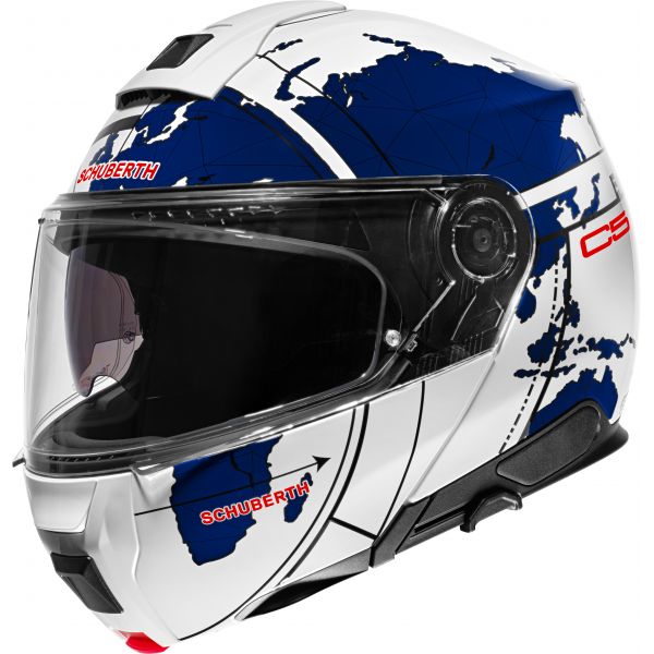 Klapp Schuberth C5 Globe Blue Klapp Schuberth C5 Globe Blue