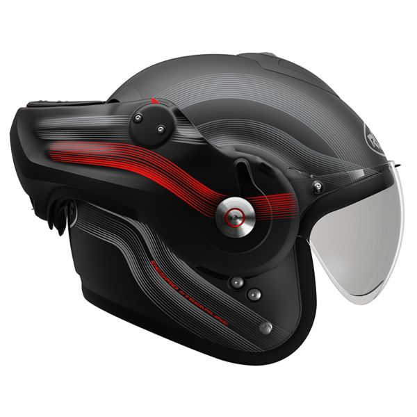Roof Desmo Streamline Matt Black Titan Red 3e Generation