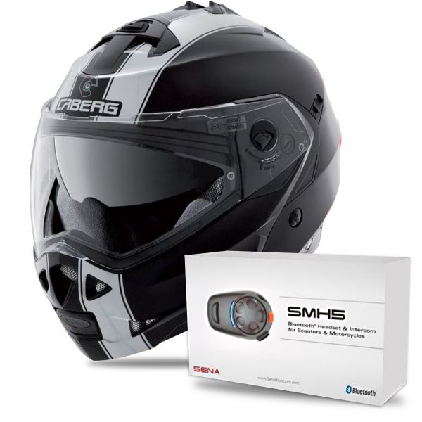 Klapp Caberg Duke II Legend Matt Black White