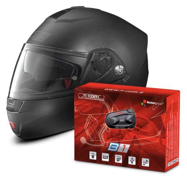 Klapp Nolan N91 Evo Classic N-Com Flat Black 10