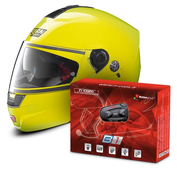 Klapp Nolan N91 Evo Hi-Visibility N-Com Fluo Yellow 22