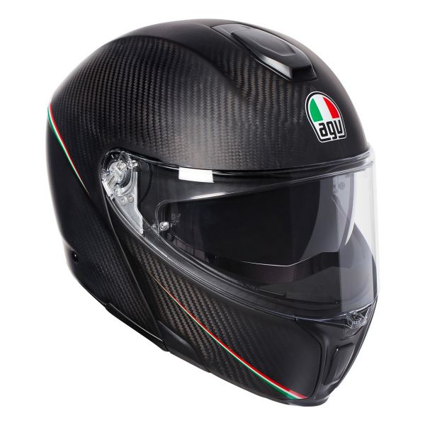 Klapp AGV Sportmodular Tricolore Matt Carbon Italy