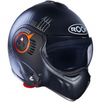 Casque Klapp Roof Boxer V8 1995 Matt Black Fluo Orange Casque Klapp Roof Boxer V8 1995 Matt Black Fluo Orange