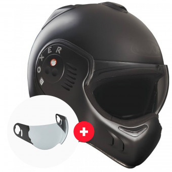 Klapp Roof Boxer V8 Full Black Mat + Visier