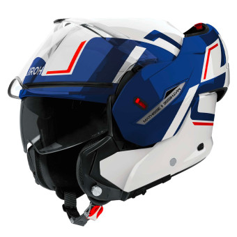 Klapp Airoh Mathisse II Genius Blue Red Gloss