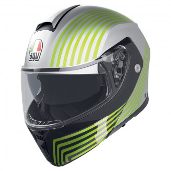 Casque Klapp AGV Streetmodular Iseo Matt White Black Yellow Fluo Casque Klapp AGV Streetmodular Iseo Matt White Black Yellow Fluo