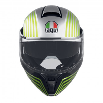 AGV Streetmodular Iseo Matt White Black Yellow Fluo