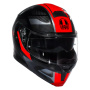 Casque Klapp AGV Streetmodular Ledro Black Red