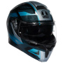 Casque Klapp AGV Streetmodular Ledro Matt Black Powder Blue