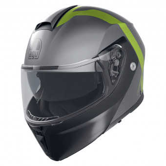Klapp AGV Streetmodular Resia Matt Grey Black Yellow Fluo
