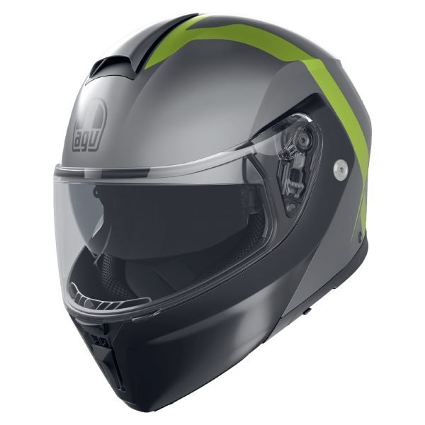 Klapp AGV Streetmodular Resia Matt Grey Black Yellow Fluo Klapp AGV Streetmodular Resia Matt Grey Black Yellow Fluo