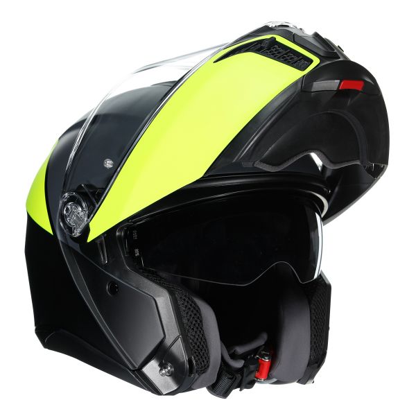 AGV Tourmodular Balance Matt Black Yellow Fluo Grey