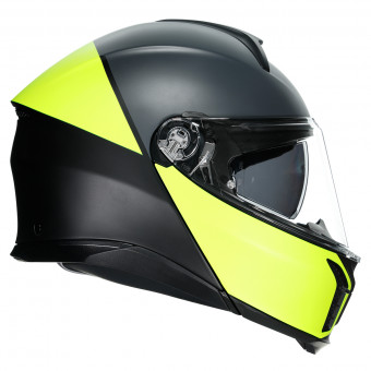 AGV Tourmodular Balance Matt Black Yellow Fluo Grey