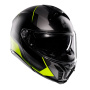 Casque Klapp AGV Tourmodular Perception Black Grey Yellow Fluo