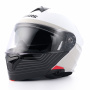Casque Klapp Blauer Noah Glossy White Grey