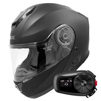 Klapp Everone M72R Matt Black + Kit Bluetooth 5S Solo