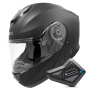 Casque Klapp Everone M72R Matt Black + Kit Bluetooth BT Mini