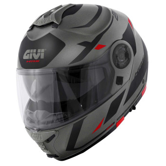 Klapp Givi X.21 Evo F Number Matt Titanium Black Red