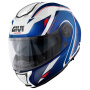 Casque Klapp Givi X26 Square Metal White Blue Red