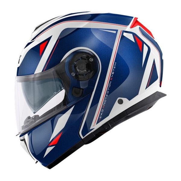 Givi X26 Square Metal White Blue Red