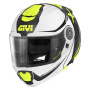 Casque Klapp Givi X27 Dimension Matt Black White Yellow