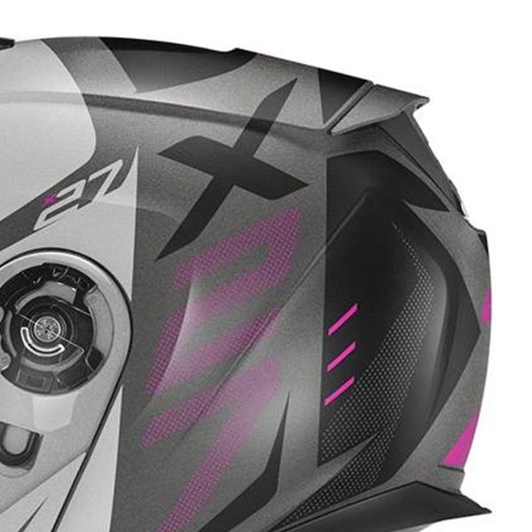 Givi X27 Dimension Matt Titanium Fuchsia