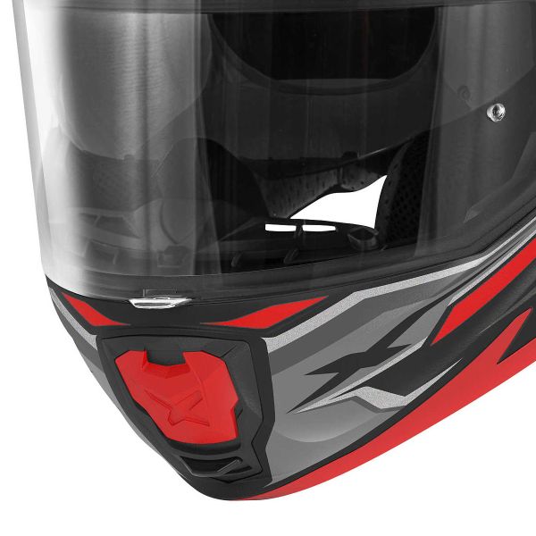 Givi X27 Sector Matt Black Titanium Red