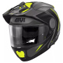 Casque Klapp Givi X27 Tourer Graphic  Matt Titanium Yellow