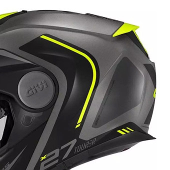 Givi X27 Tourer Graphic Matt Titanium Yellow