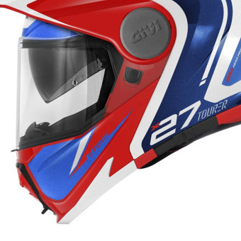 Givi X27 Tourer Graphic White Blue Red