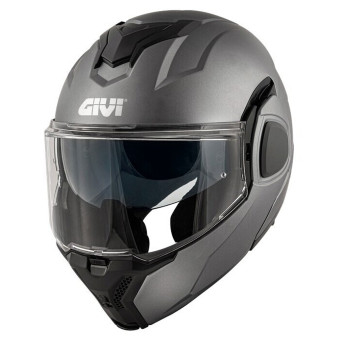 Casque Klapp Givi X36 Fiber Matt Titanium Casque Klapp Givi X36 Fiber Matt Titanium