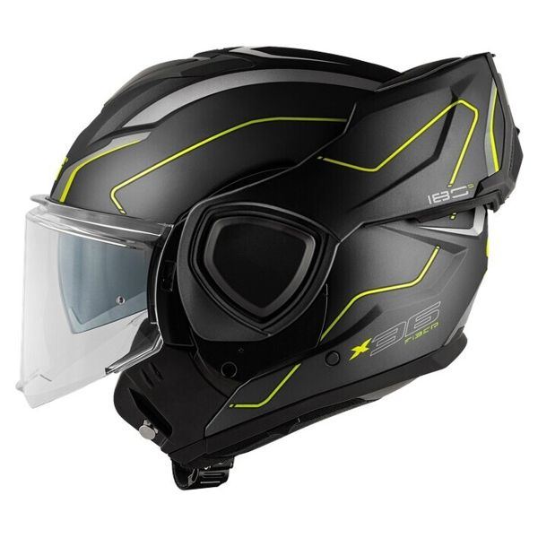 Givi X36 Fiber Pulse Matt Black Silver Yellow