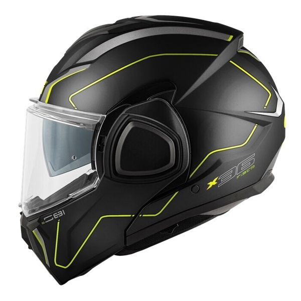 Givi X36 Fiber Pulse Matt Black Silver Yellow
