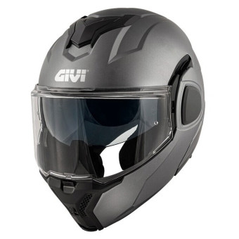 Casque Klapp Givi X36 Solid Matt Titanium Casque Klapp Givi X36 Solid Matt Titanium