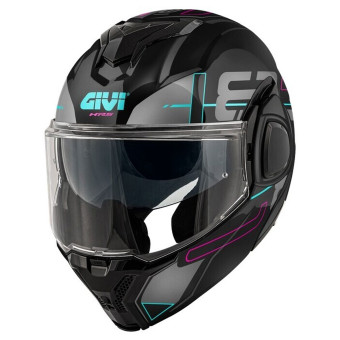 Casque Klapp Givi X36 Vertigo Black Fuchsia Casque Klapp Givi X36 Vertigo Black Fuchsia