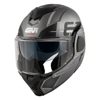 Casque Klapp Givi X36 Vertigo Matt Titanium Black Casque Klapp Givi X36 Vertigo Matt Titanium Black