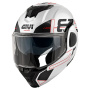 Casque Klapp Givi X36 Vertigo White Black Red
