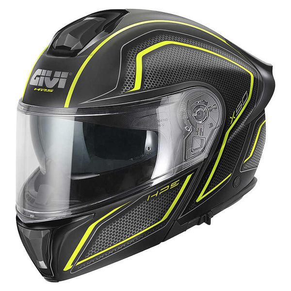Klapp Givi X50 Fiber Hologram Matt Black Titanium Yellow
