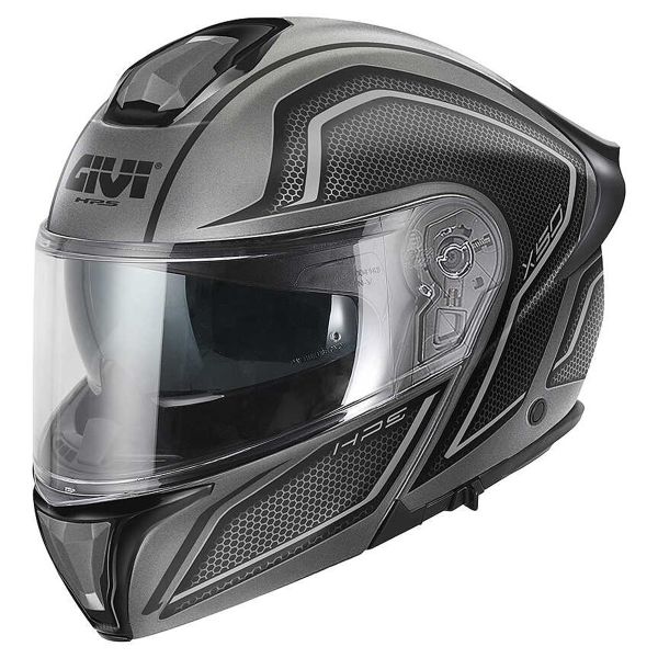 Klapp Givi X50 Fiber Hologram Matt Titanium Black Grey
