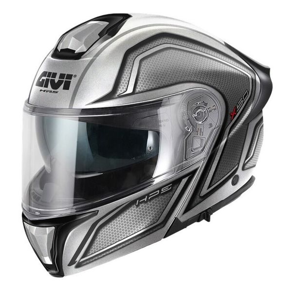 Klapp Givi X50 Fiber Hologram Silver Black Metal Titanium Red