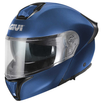 Casque Klapp Givi X50 Fiber Solid Matt Metal Blue Casque Klapp Givi X50 Fiber Solid Matt Metal Blue