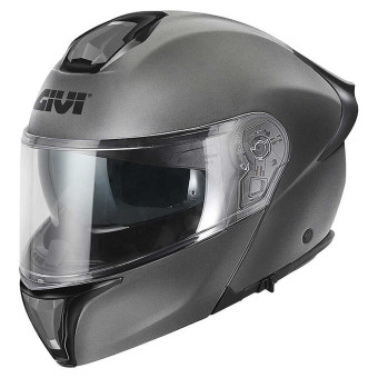 Casque Klapp Givi X50 Fiber Solid Matt Titanium Casque Klapp Givi X50 Fiber Solid Matt Titanium
