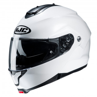 HJC C91 Pearl White + Kit Bluetooth SMH5 Solo