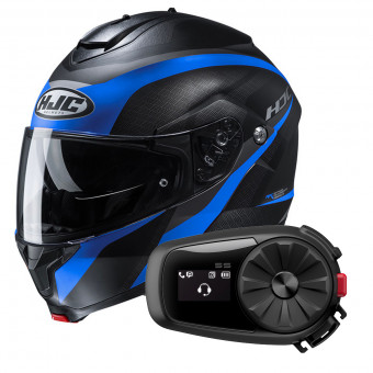 Klapp HJC C91 Taly MC2SF + Kit Bluetooth 5S Solo