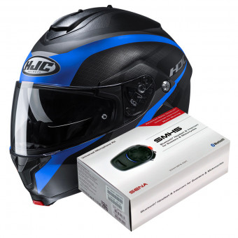 Klapp HJC C91 Taly MC2SF + Kit Bluetooth SMH5 Solo