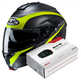 Klapp HJC C91 Taly MC4HSF + Kit Bluetooth SMH5 Solo