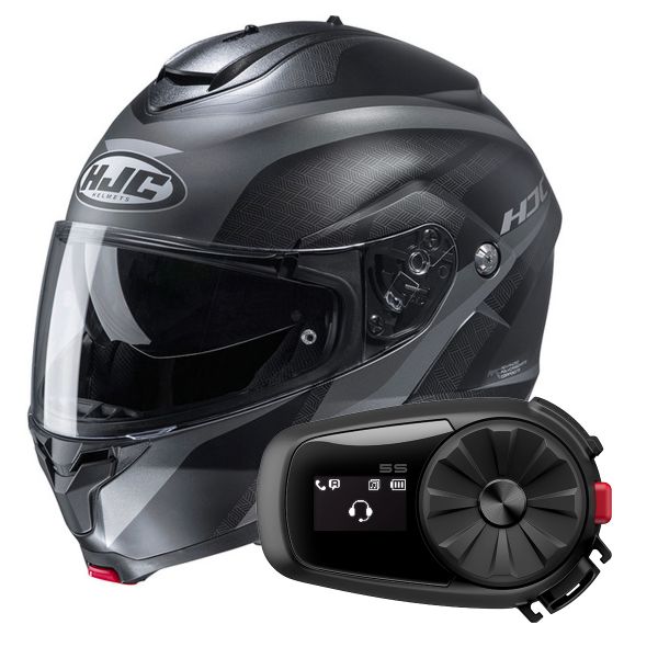 Klapp HJC C91 Taly MC5SF + Kit Bluetooth 5S Solo